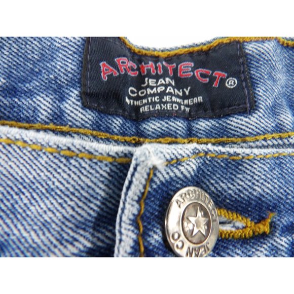 Men's Work Jeans by Architect Jean Co. Relaxed Fit Denim Jeans 38 X 30s - Picture 4 of 4